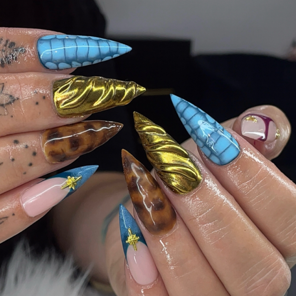Acrylic Freestyle at Gloss Salon and Spa in Louisville, KY