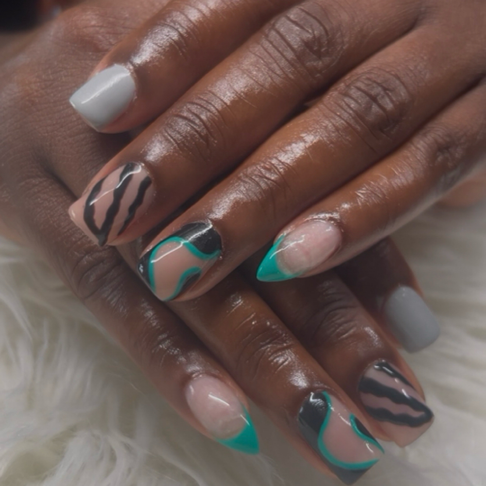 Acrylic Overlay on Natural Nails at NaileddiT in Spring Valley, NY