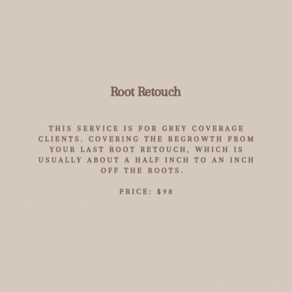 Root Retouch at Christine Cook in Liverpool, NY