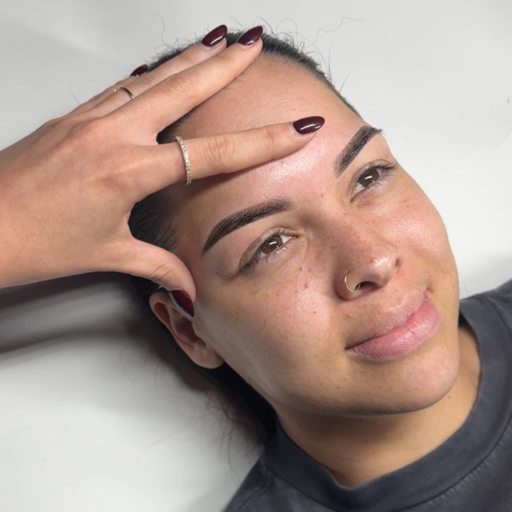 Shading Brows at Zibá Beauty in Elmwood park, NJ