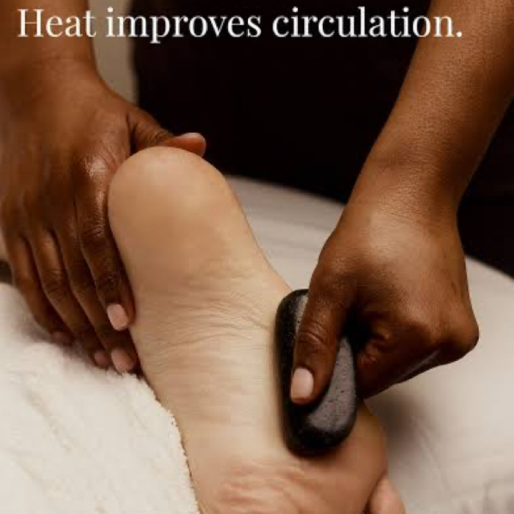 Hot Stone Therapy (Add on) at The Pedi Pod aka Lena’s in Laurel, MD