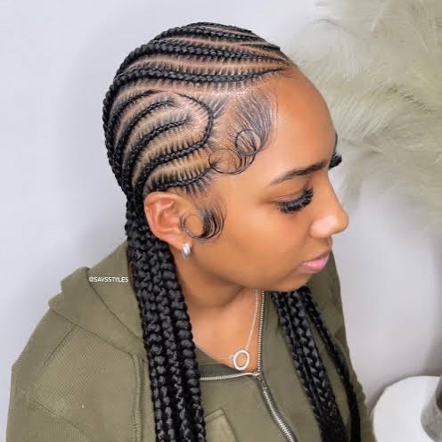 Stitch Braids (4-6 Braids) No Hair at CLX Wellness Collective in Camp Springs, MD