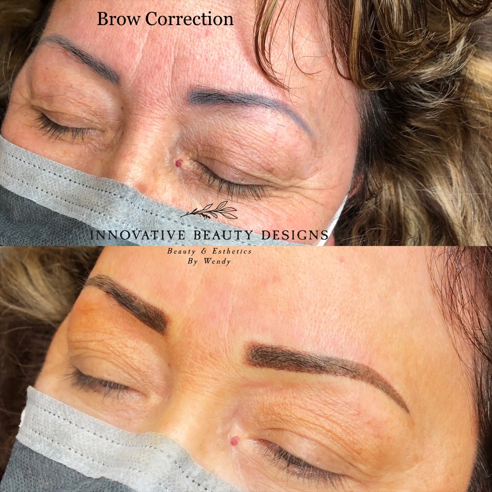 Correction Brows Previous Brows