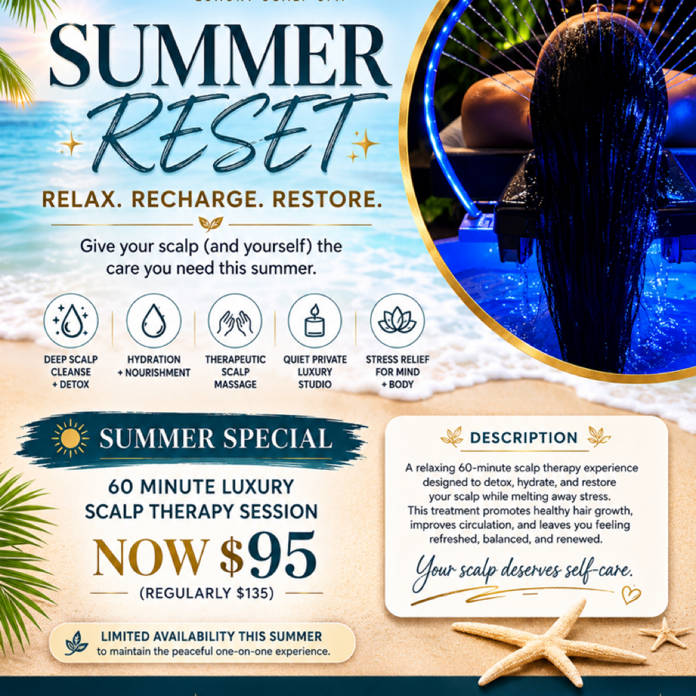 ☀️ SUMMER RESET SPECIAL — LIMITED-T at Soulful Serenity Luxury Scalp Spa in Burnsville, MN