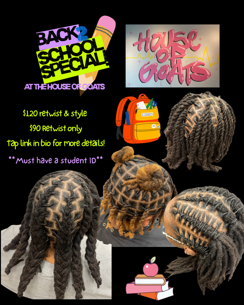Back 2 School *Retwist & Style*