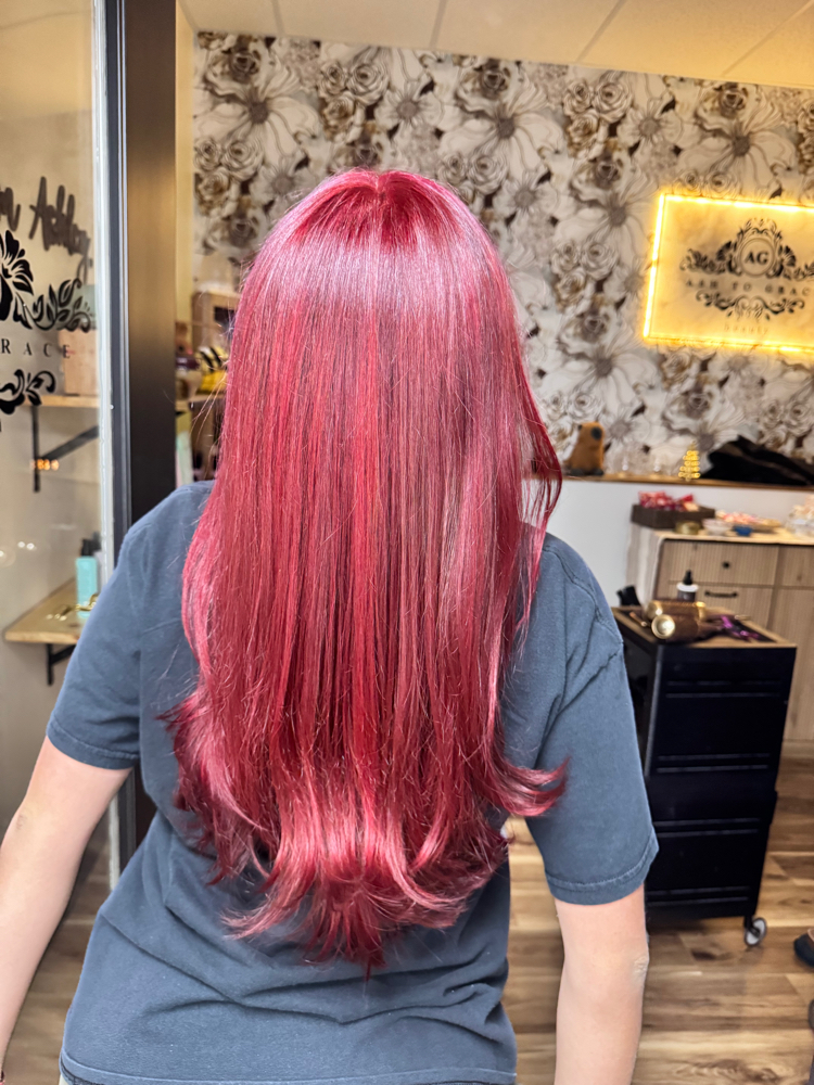 Root touch-up at Ash to Grace Beauty in East Providence, RI