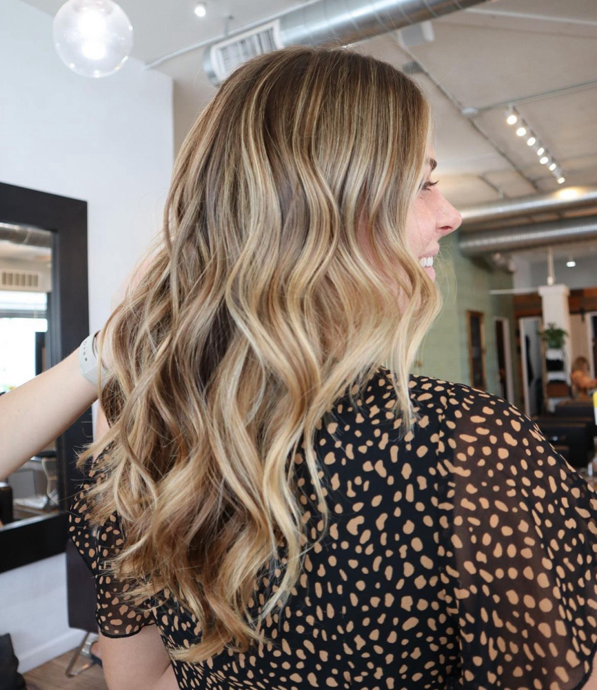 FaceFraming Highlight+BaseColor+Cut at Cove Collective Salon in La Jolla, CA