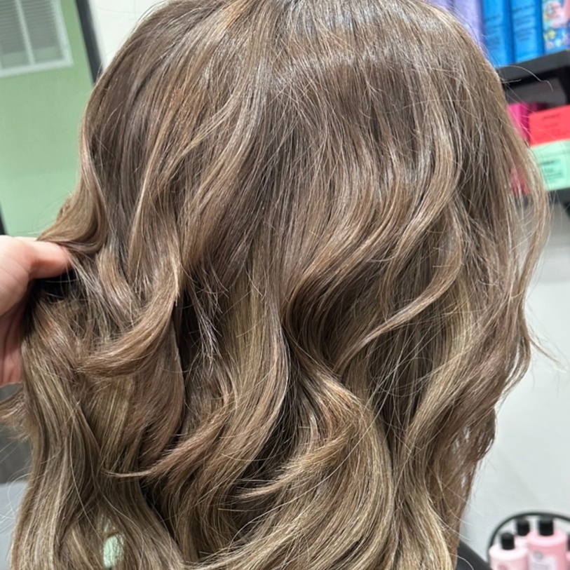Dimensional Brunette at MegaHair in Wichita, KS