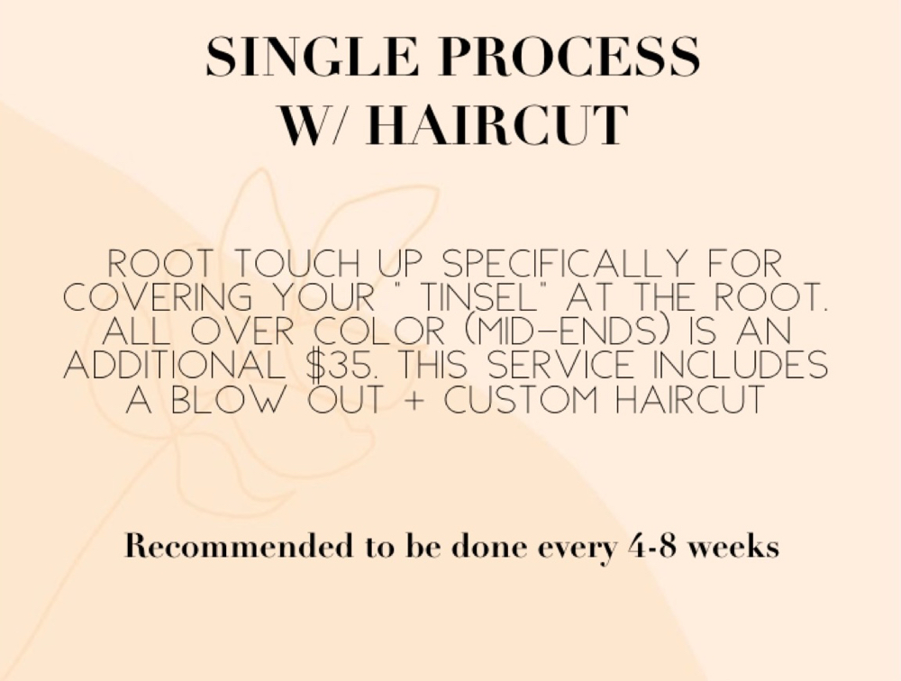 Single Process With Haircut