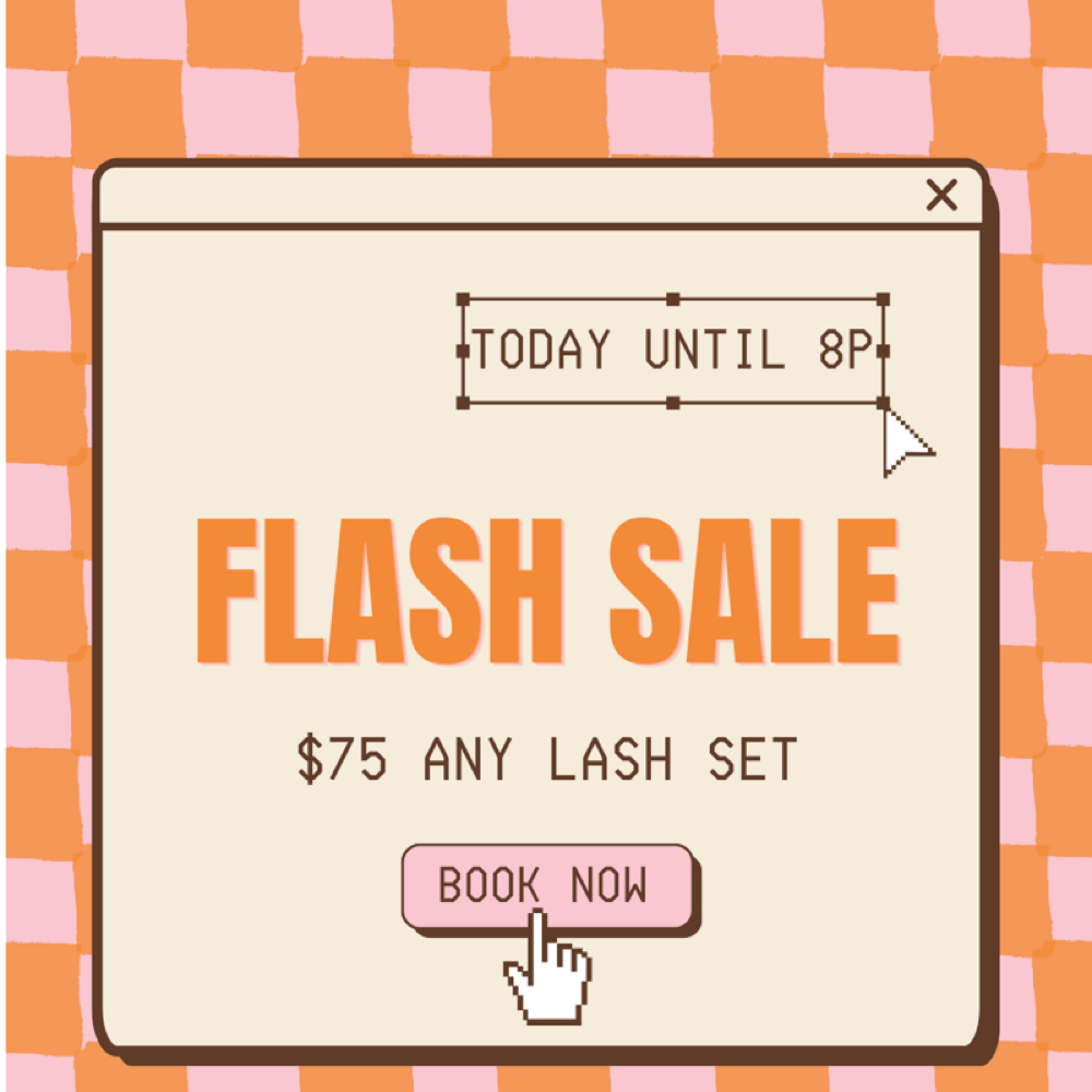 LASH FLASH SALE at Material Girl Nail Boutique in Memphis, TN