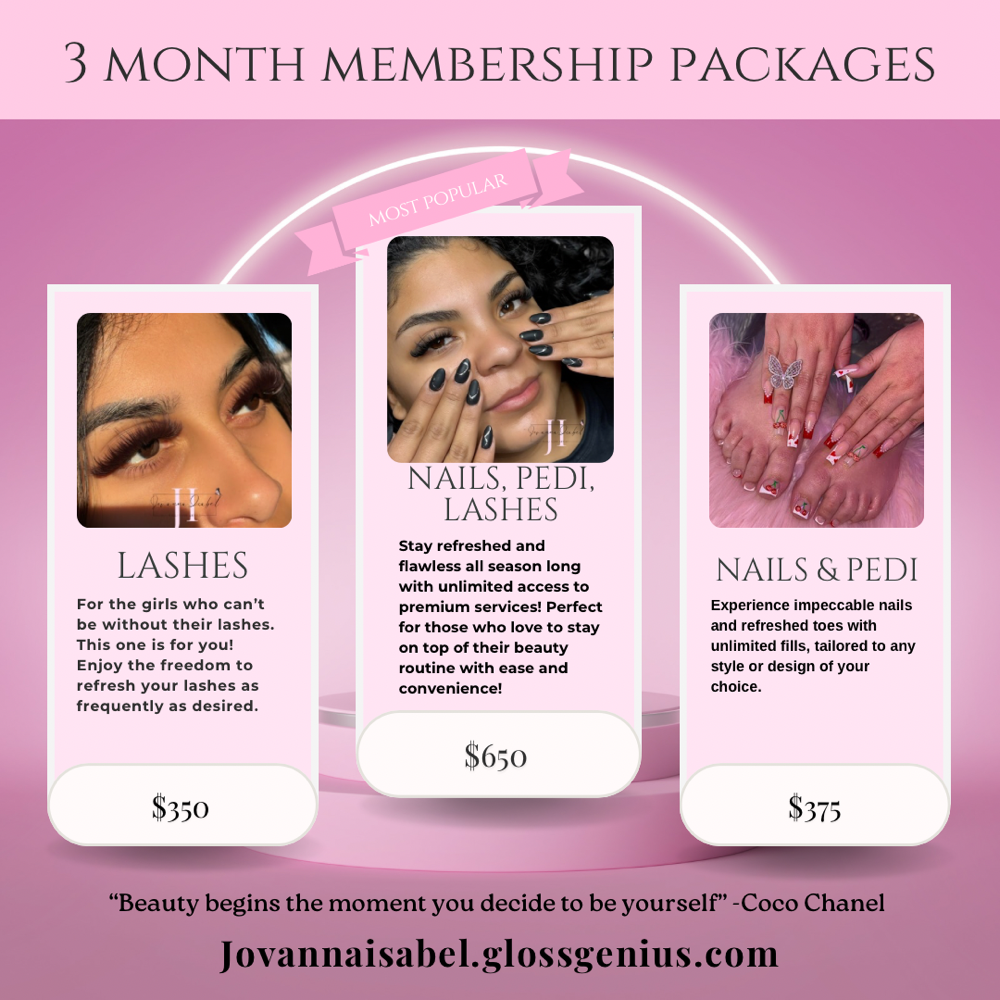 Lashes 3 Month Membership