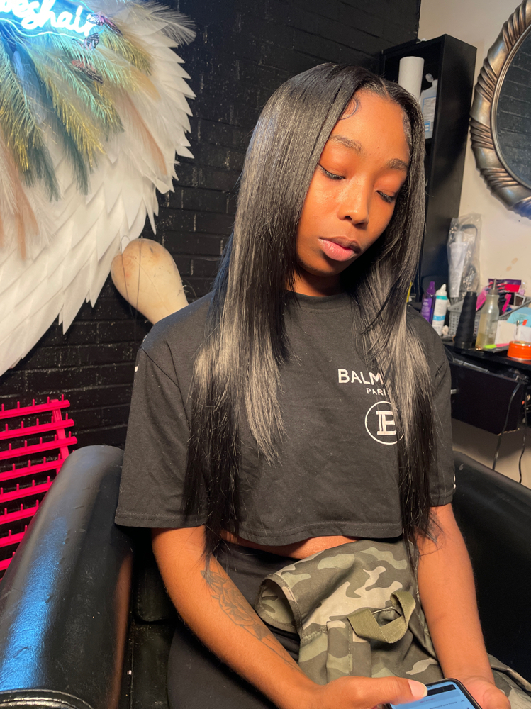 Traditional Sew In + Styling at Angeldoeshair in Nashville, TN