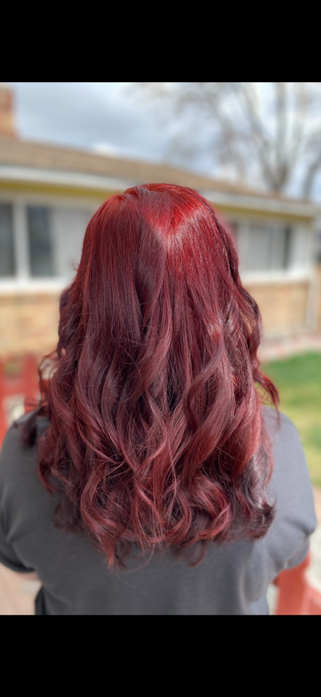 Root Touch-Up & Haircut