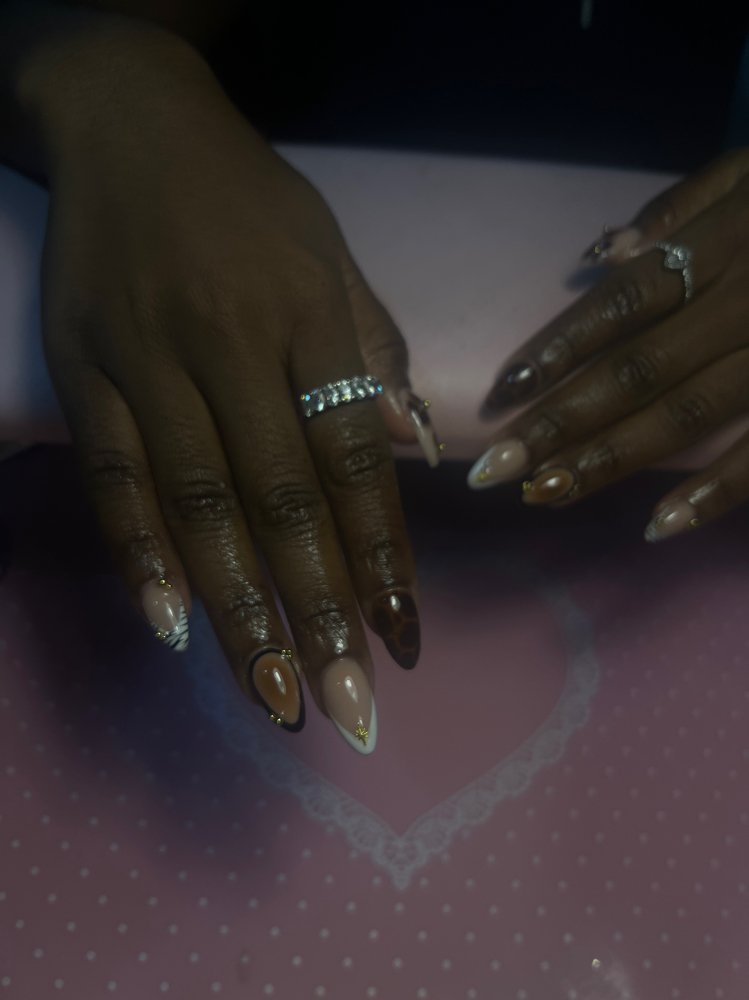 Short Almond Full Set