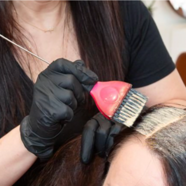 Color Retouch w/ Balayage at MINT hair studio in seattle, WA