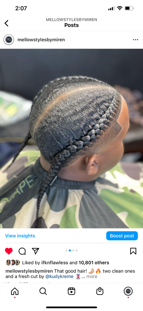 2 Braids - Full Head