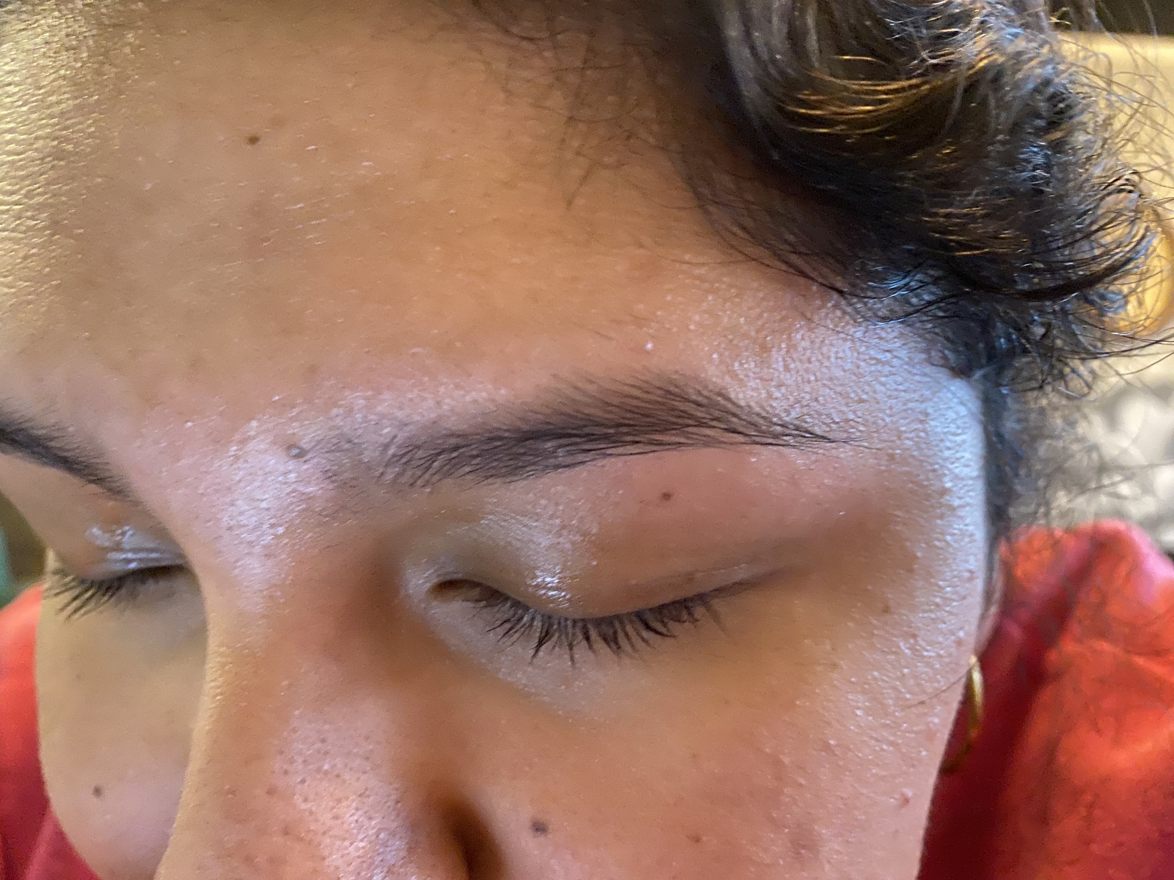 Eyebrow wax