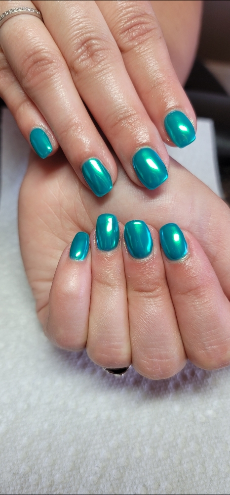 Chrome 5-10 Nails at At Your Fingertips Nail Salon in Escanaba, MI