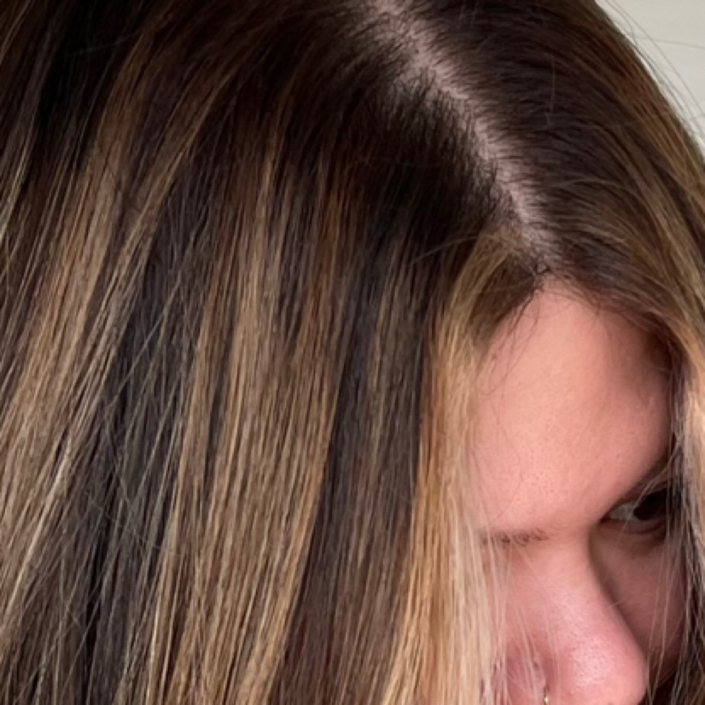 Color Root Retouch + Style at Esme Marie in Rogers, AR