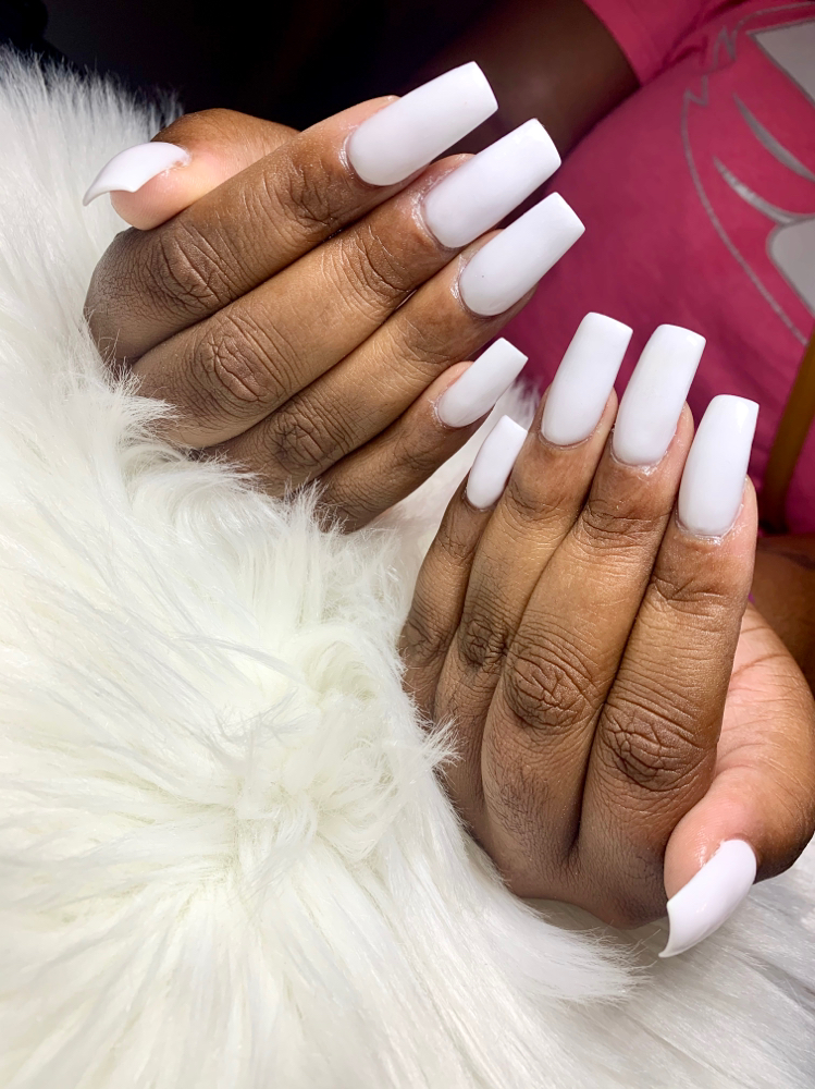 One Color Acrylic Fill/Overlay at Tytiee B. Nailz in Cedar Hill, TX