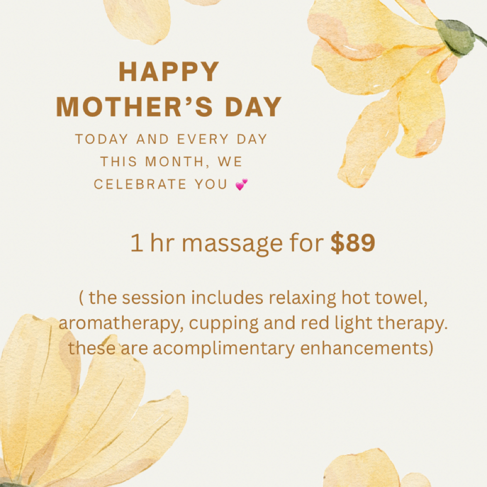 Mother’s Day 60m Session at KD Massage and Wellness in Rutherford, NJ