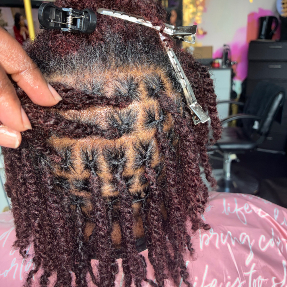 LOC RETWIST/INTERLOCKING METHOD at AfroDeziac in St. Louis, MO
