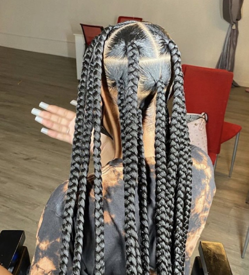 Jumbo Knotless Braids at Styled by the Starr in Covington, GA
