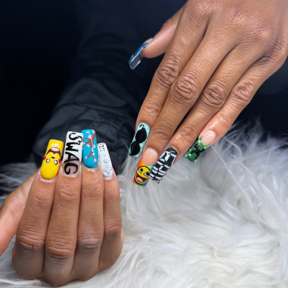 Tier 4 (Acrylic/ Gel X- Pro Art) at RAW Nails by Ray in Winter Park, FL