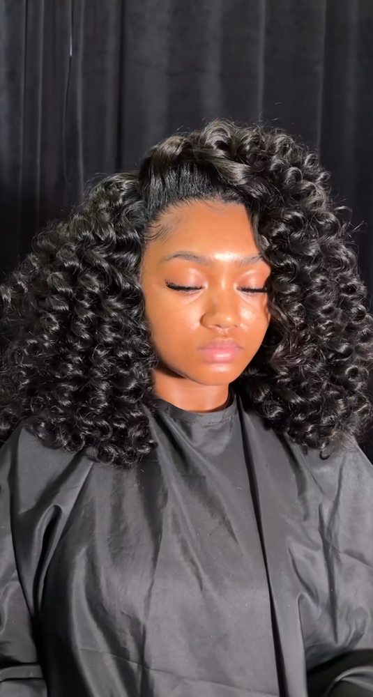 Flip Over Quick Weave at Hair By Jacoby B. in Richardson, TX