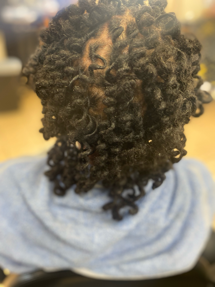 Loc Maintenance w/ Curls