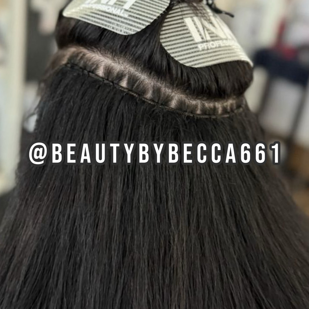 Weft Install at The Look Beauty Lounge in Bakersfield, CA