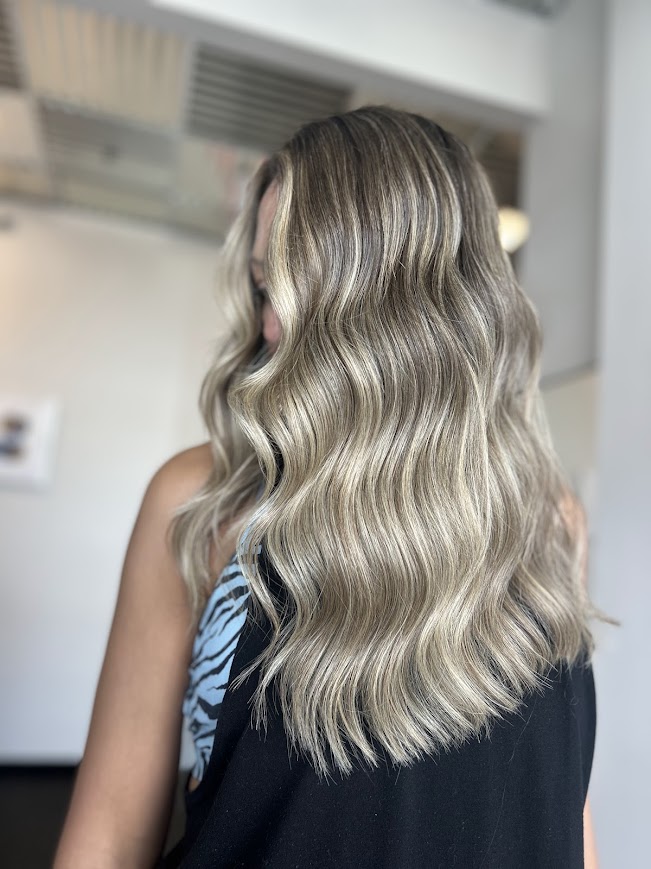Balayage/Teasylight at Flora & Foils Hair Studio in Myrtle Beach, SC