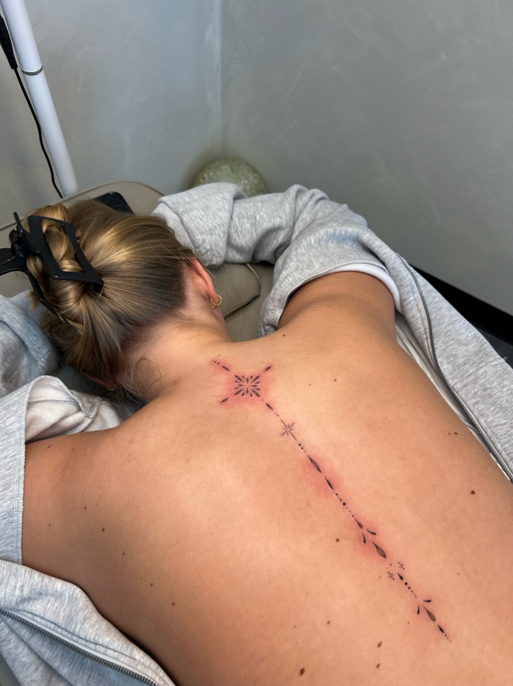 spine tattoo