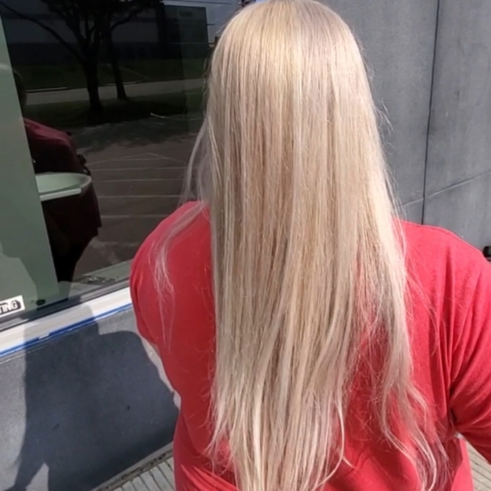 All Over Blonde/ Bleach Long at Brooke & Pear Gallery in Haltom City, TX