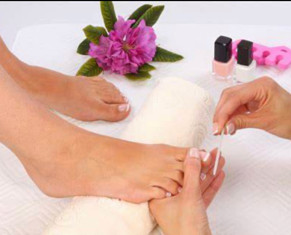 Express Pedicure at Cruz Medina Nail Therapy Studio in Garden City, MI