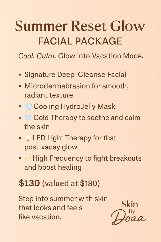 “Summer Reset Glow” Facial Package