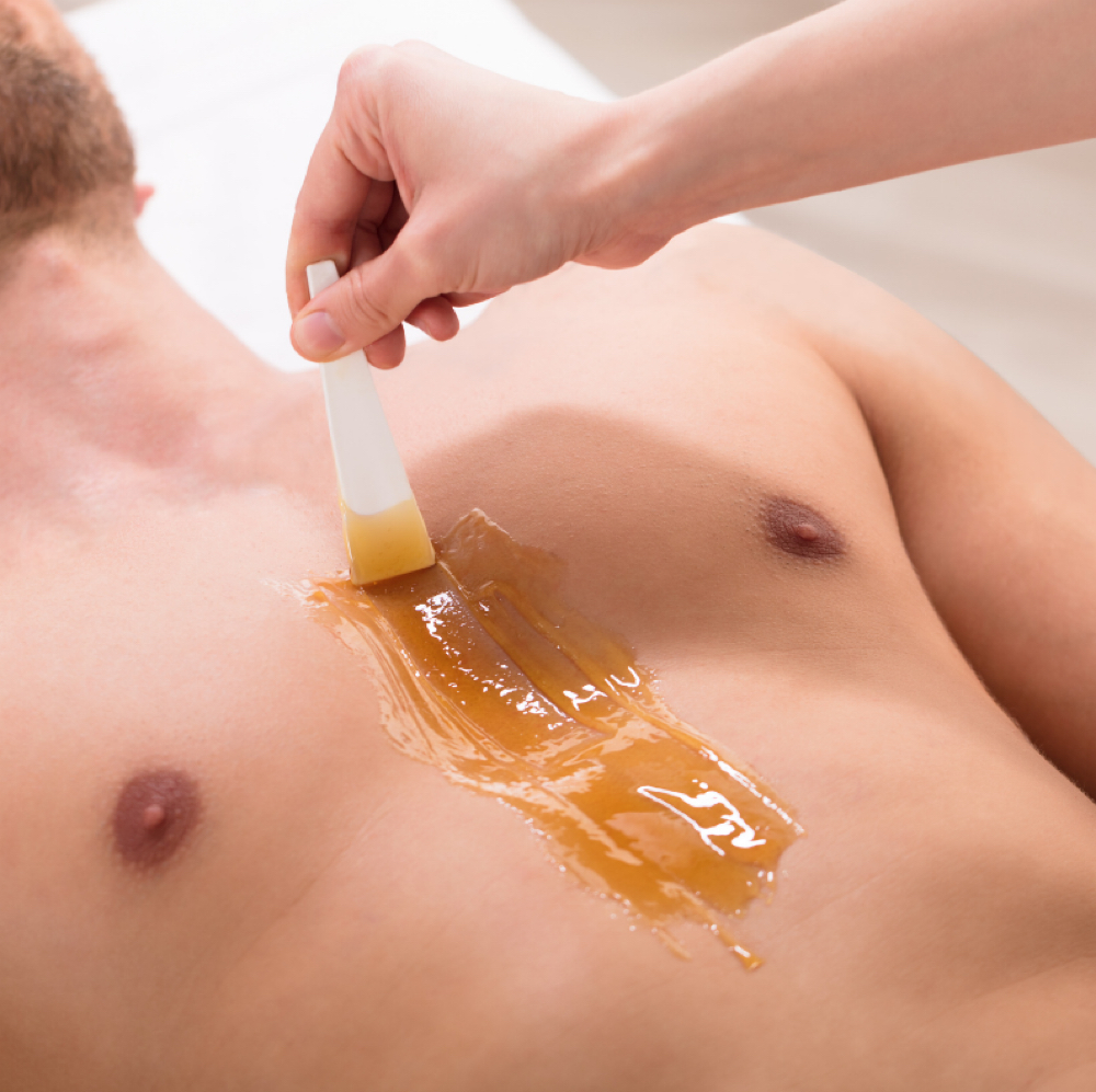 Chest Wax at Sunflower on 6th in Newton, KS