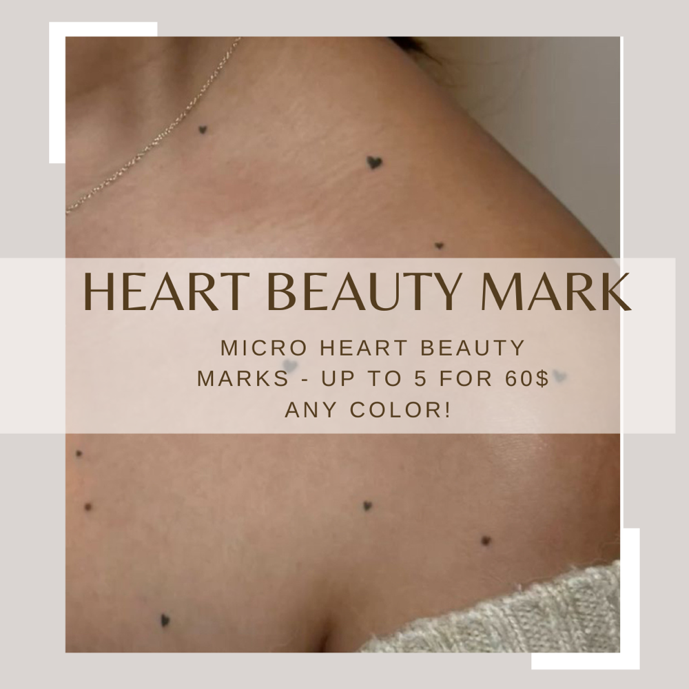 Heart Beauty Marks - Micro Hearts