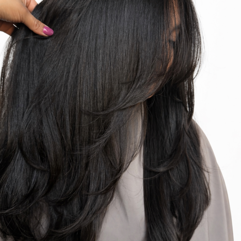 Dry Haircut at Esencia Hair Studio in Nazareth, PA