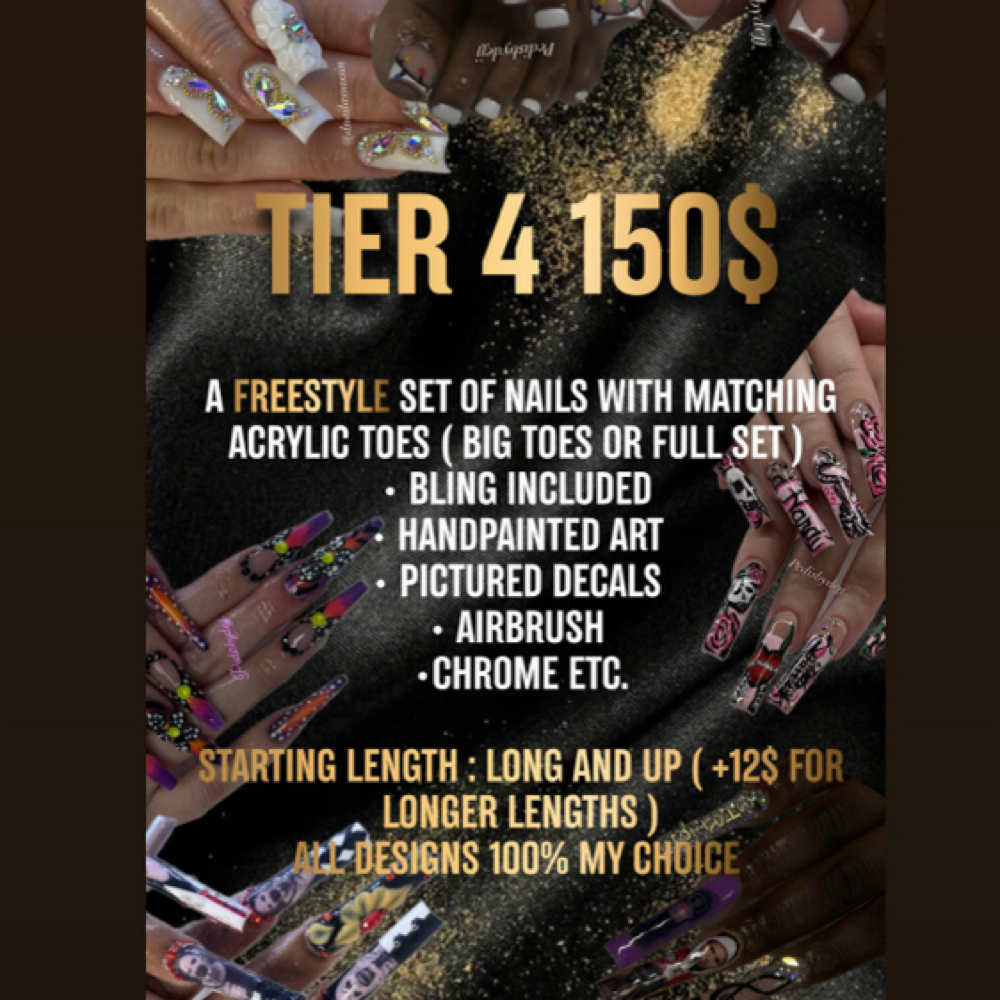 TIER 4 at DNailAssassin in Garden City, MI