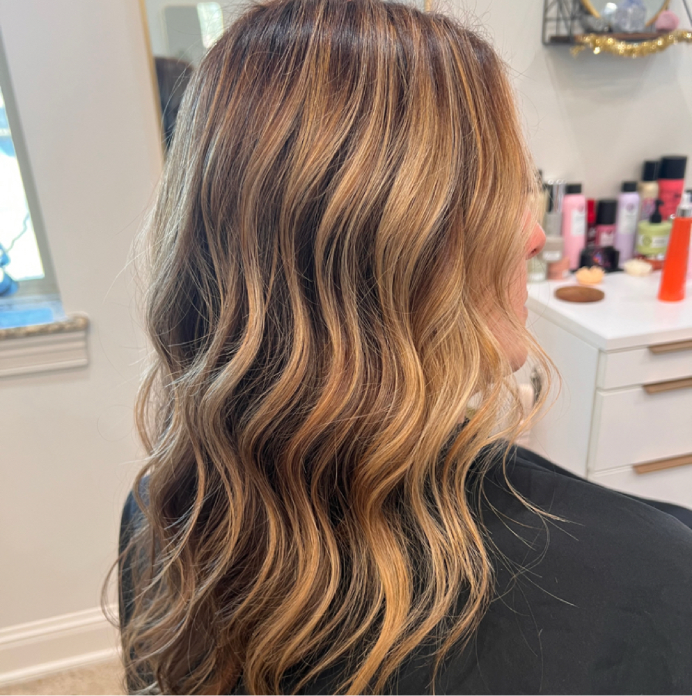 Partial Highlight and Blow-Dry at Hair With Flair in Frisco, TX