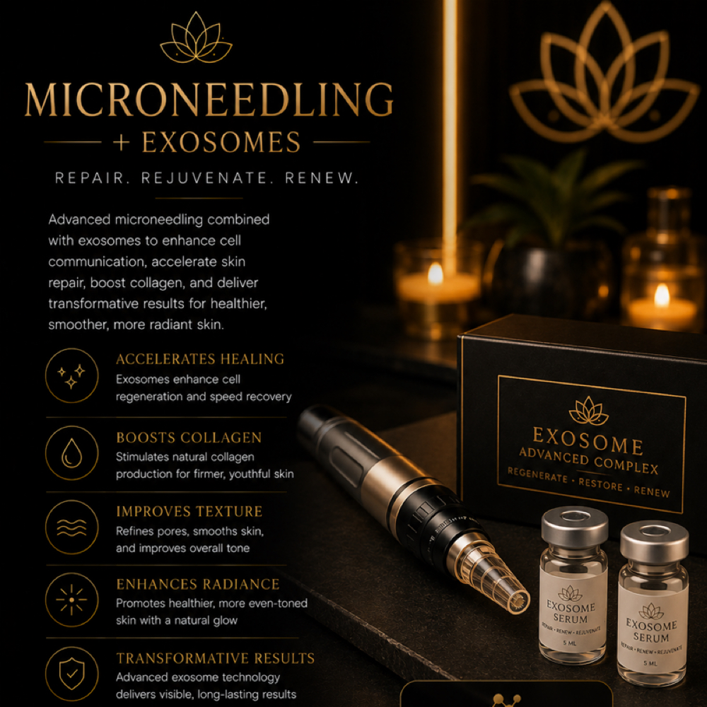 Microneedling + Exosomes at The Nurse Nest Glow Bar in Long Beach, CA