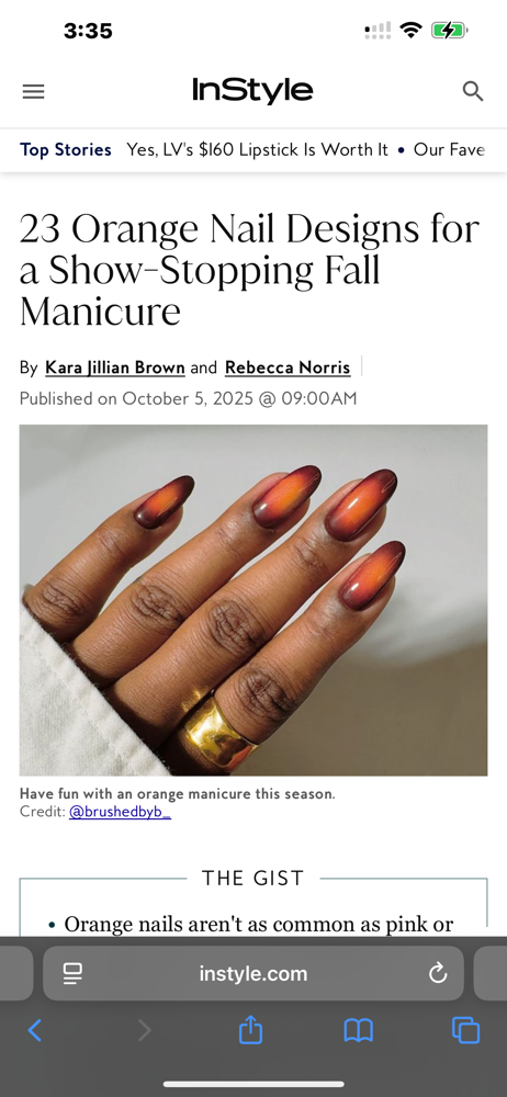 Ombre Gel Nail Design