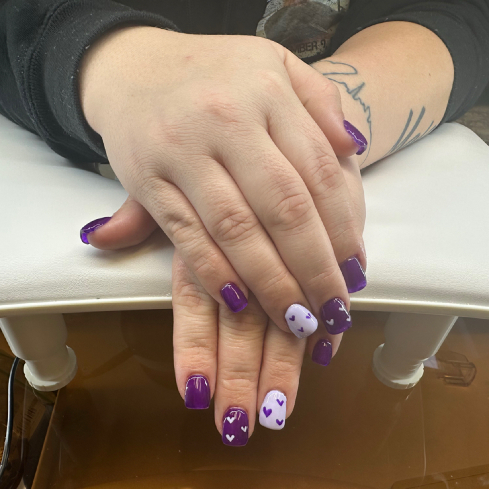 Acrylic Full Set at Lyndzee Rice Moonstone Manicures in Eugene, OR