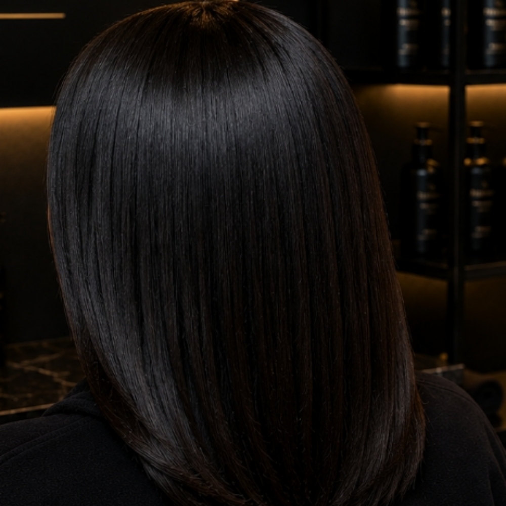 Silk Press w/Trim at Naturally Sassy Hair Spa in Alpharetta, GA