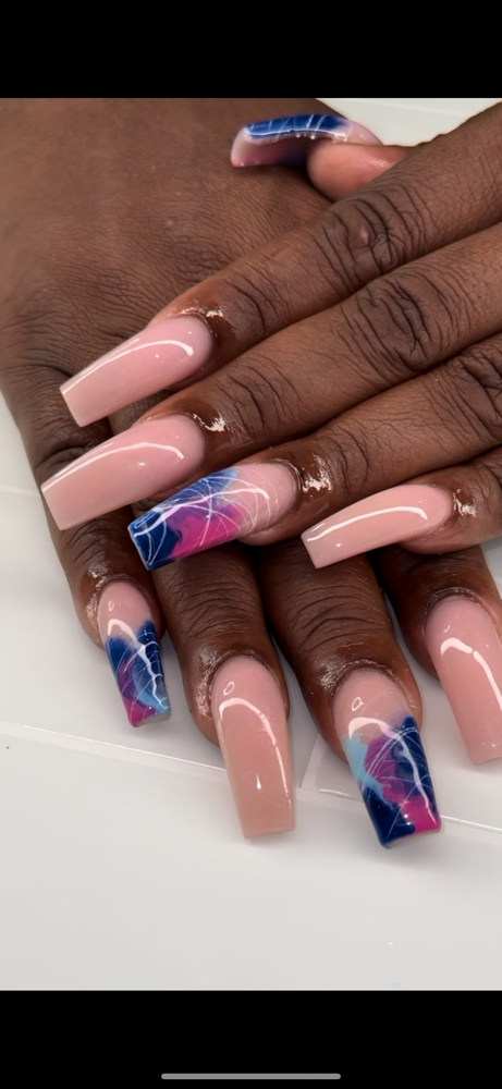 Medium Freestyle – Simple Fullset at Nail’sByAivrev in Fort Wayne, IN