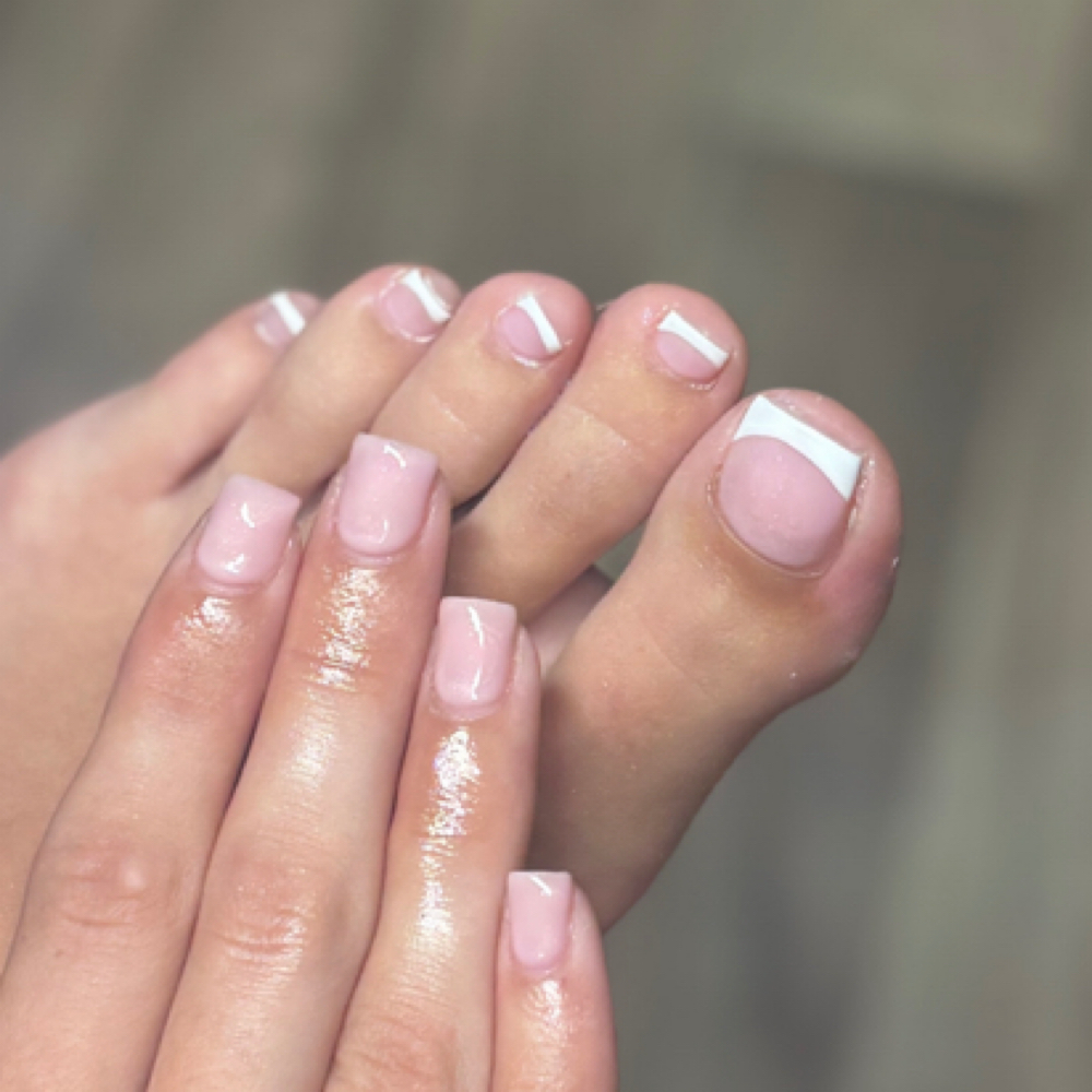 Gel Toe Polish at Alaina Franks in Fremont, OH