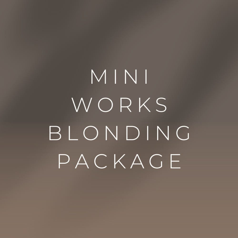 Mini Works Blonding Package