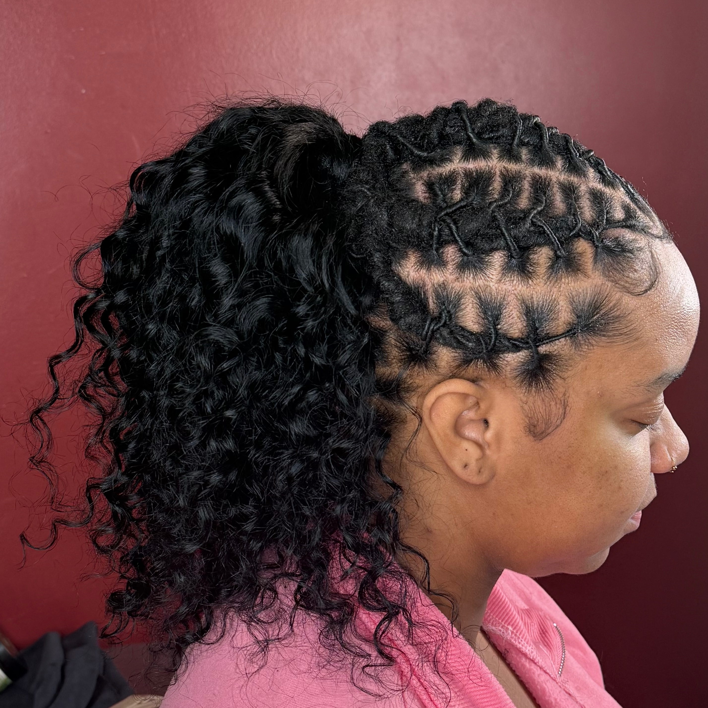 Added Ponytail at Loc Smith Studios in Powder Springs, GA