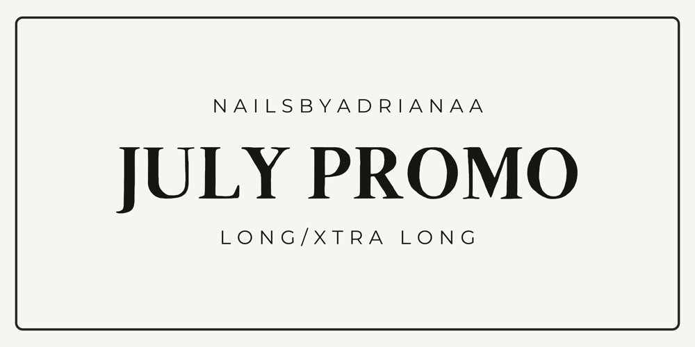 JULY PROMO LONG/XTRA LONG
